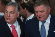 Premier Węgier Viktor Orban i premier Słowacji Robert Fico