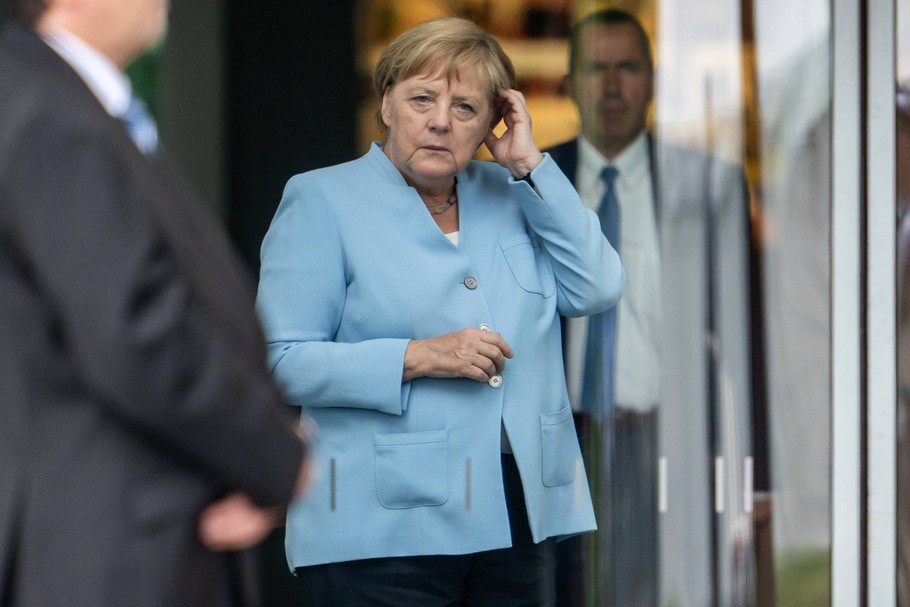 Angela Merkel, kanclerz Niemiec. Berlin, 14 sierpnia 2019 r.