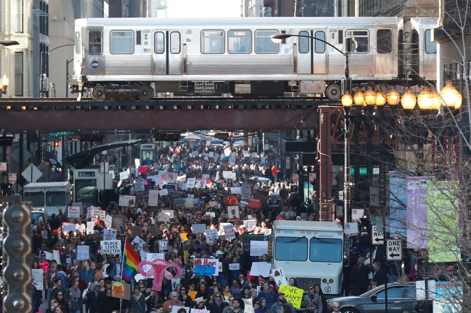 Women's March w Chicago