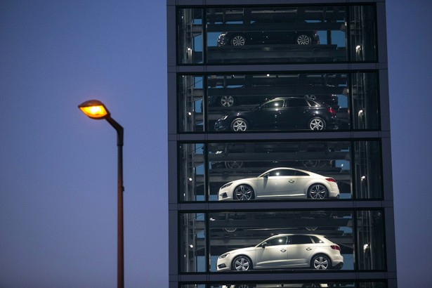 Showroom Audi w Berlinie. 11.10.2015