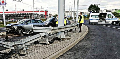 Dramatyczny pościg w Lublinie. Handlarze narkotyków taranowali radiowozy