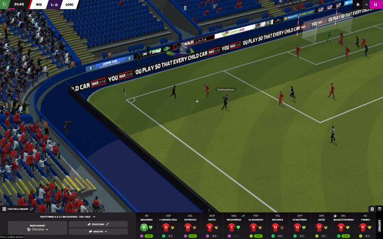 Football Manager 2022 - screenshot z wersji PC