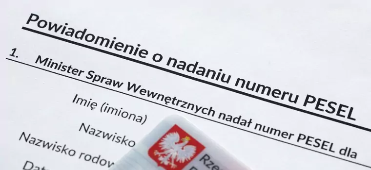 Najprostszy numer PESEL w Polsce. Ktoś może dostać same dwójki