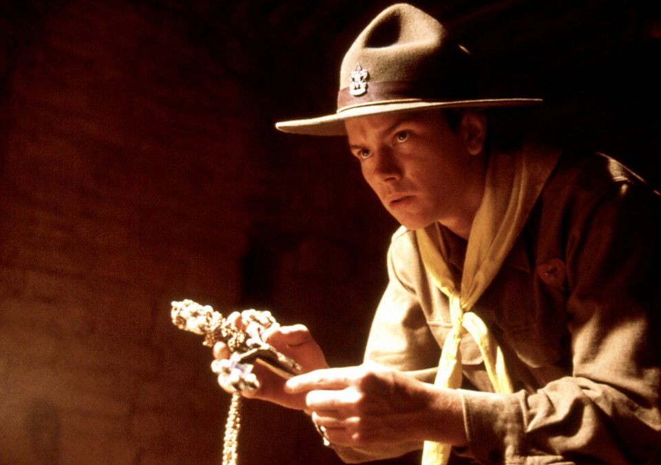 River Phoenix w filmie "Indiana Jones i Ostatnia Krucjata" (1989)