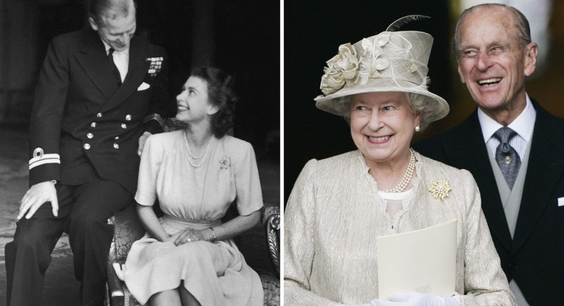 Queen Elizabeth and Prince Philip were married for 73 years, the longest marriage of any British royal couple.Topical Press Agency/Hulton Archive/Tim Graham Photo Library/Getty Images