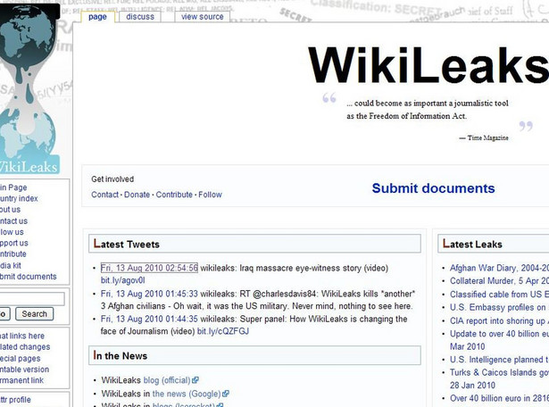 To dziennikarze ostrzegli Waszyngton o publikacji WikiLeaks