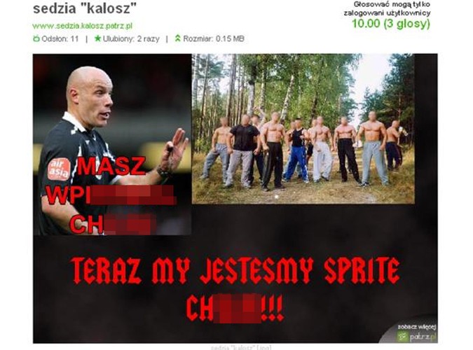 ...na temat sędziego Howarda Webba