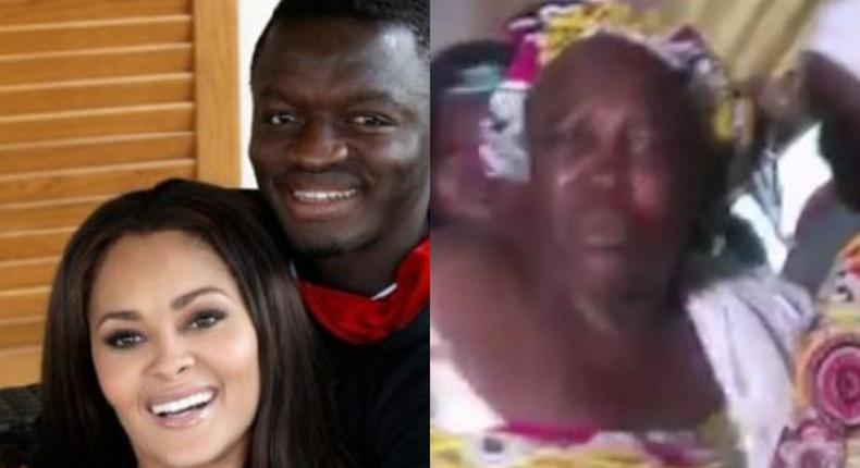 Sulley Muntari, wife Menaye and mother Hajia Kande (1)