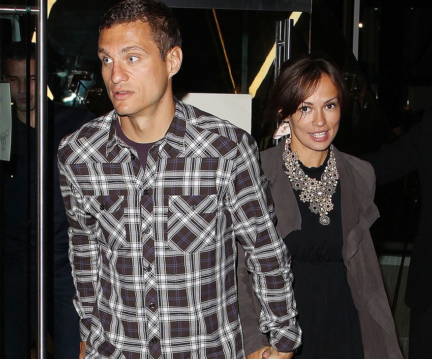 Nemanja Vidić sa suprugom Anom