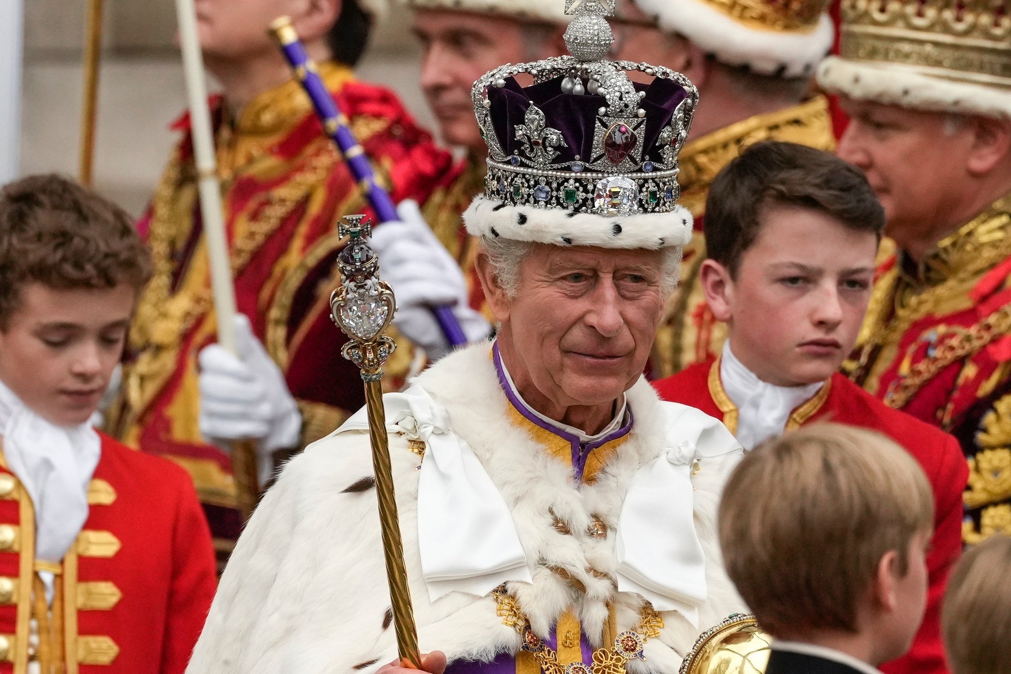 Korunovácia kráľa Karola III. a kráľovnej Camilly.