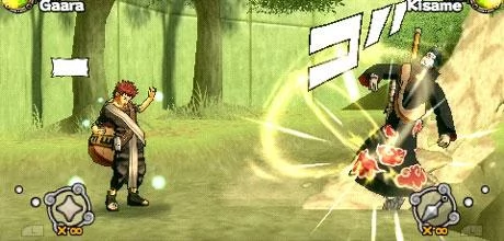 Screen z gry "Naruto: Ultimate Ninja Heroes"