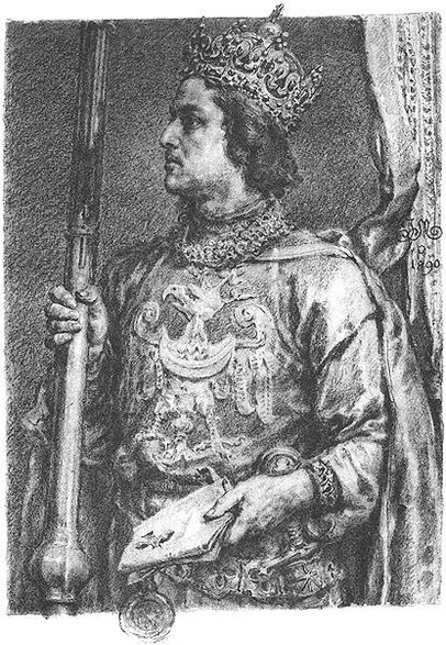 Przemysł II (rysunek Jana Matejki)