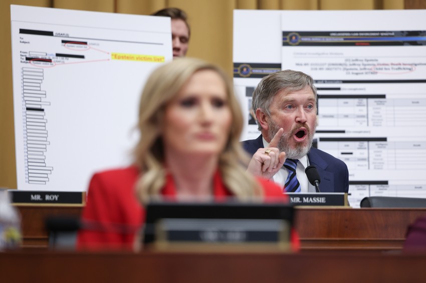 Tomas Mesi na saslušanju Pem Bondi u Kapitolu 11. februara