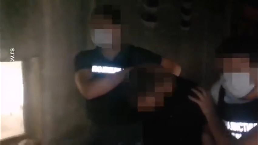 Hapšenje osumnjičenih