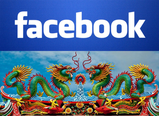 Facebook, chiński smok Fot. Bloomberg, Shutterstock