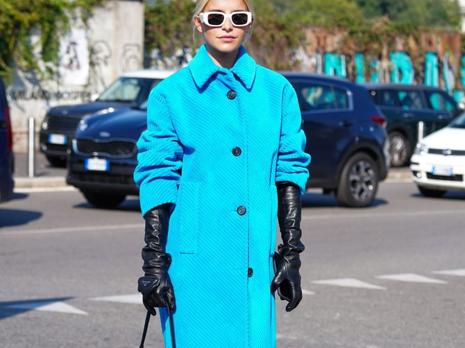 Karolin Daur blogerka i influenserka na reviji modne kuće "Prada"