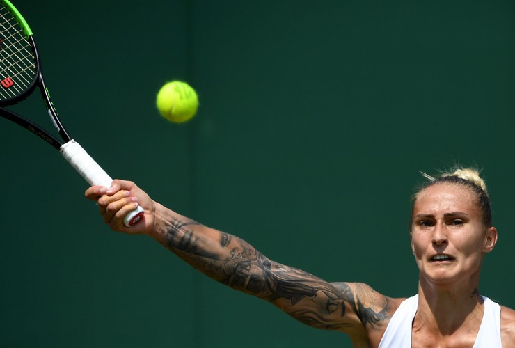 Polona Hercog najbardziej wytatuowaną tenisistką na Wimbledonie