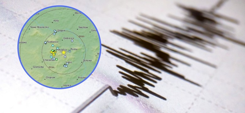 Trzęsienie ziemi na Dolnym Śląsku. Dwa potężne wstrząsy