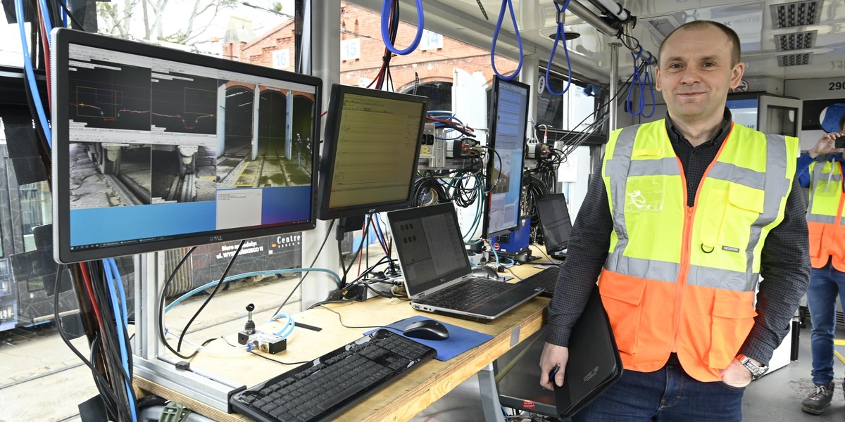 Ten tramwaj przebadał wrocławskie tory