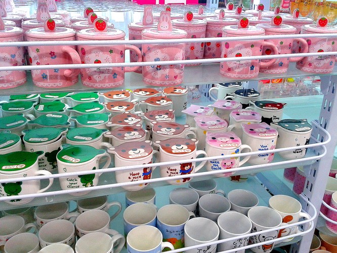 Kawaii mogą być również kubki…