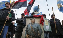 Pomnik Szuchewycza na Ukrainie. Wspólny protest Polski i Izraela