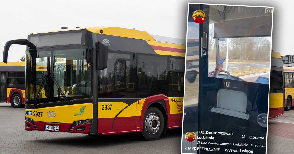 Skandaliczne zachowanie kierowcy autobusu MPK w Łodzi