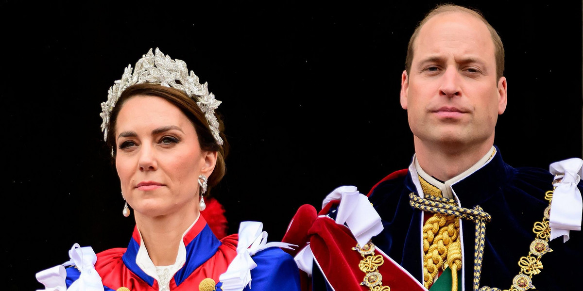 Księżna Kate i książę William.