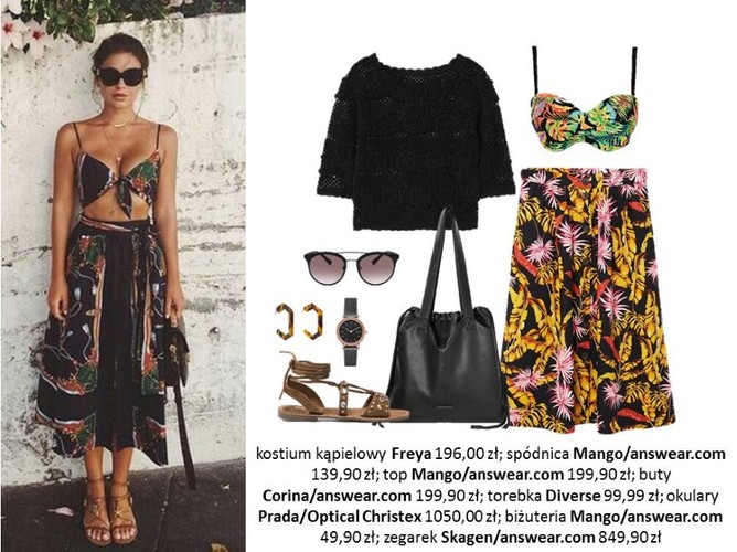 STYLIZACJE ze strojami kąpielowymi