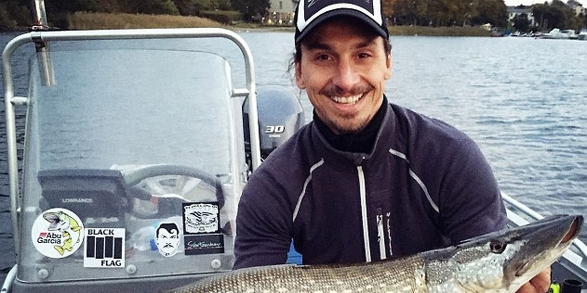 Zlatan Ibrahimović złapał niezłą rybkę!