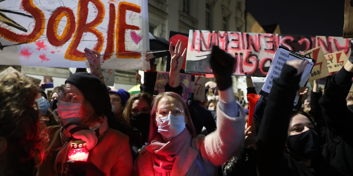 Zakaz aborcji. Trwają protesty w całej Polsce