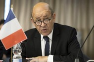 Minister spraw zagranicznych Francji Jean-Yves Le Drian