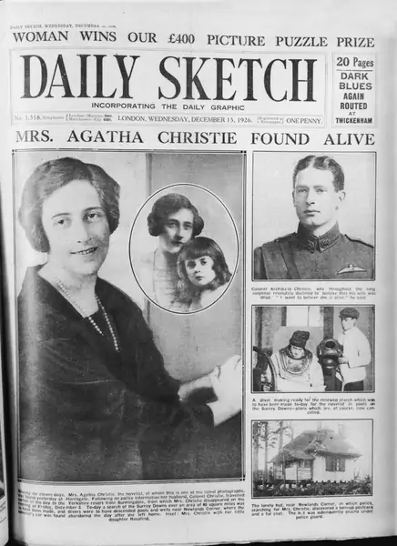 Agatha Christie / GettyImages