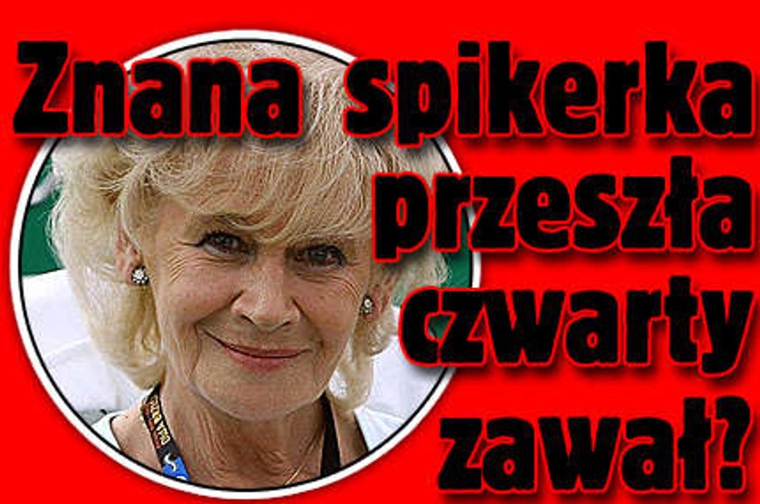 Znana spikerka przeszła czwarty zawał?