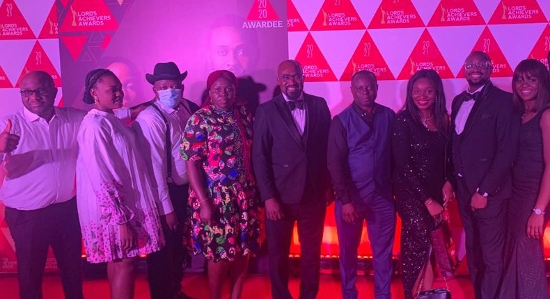 Guests at the Lord' Achievers Award organised by Lord's London Dry Gin held in  honour of outstanding  innovators in Lagos