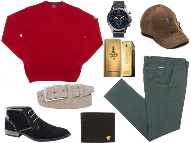 STYLIZACJA dla mężczyzny na Mikołajki