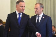 Prezydent Andrzej Duda i premier Donald Tusk