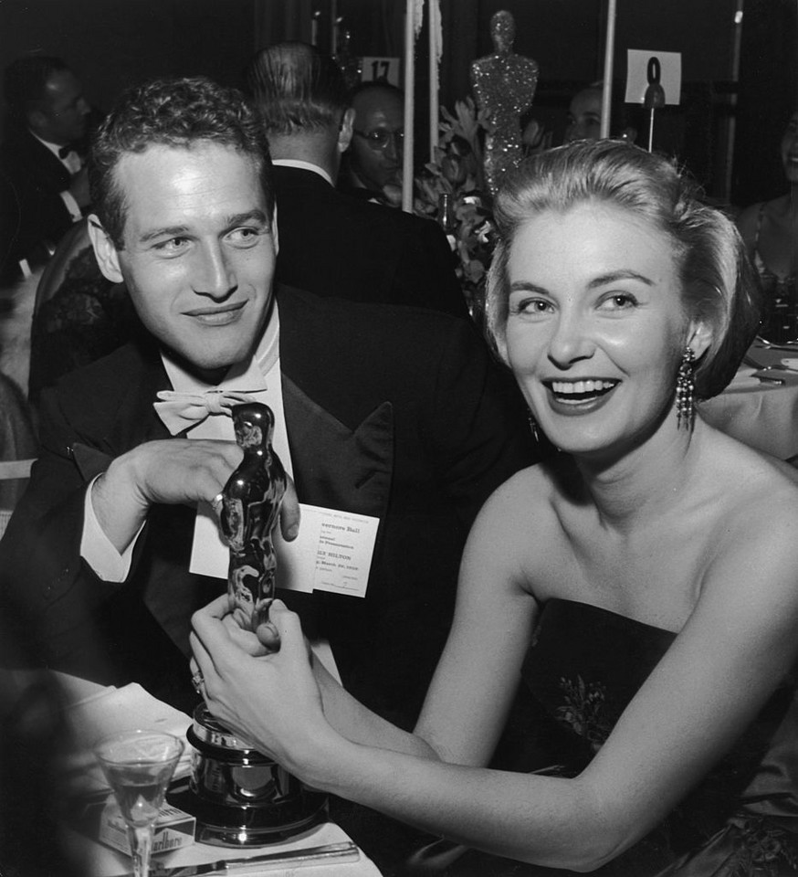 Paul Newman z żoną Joanne Woodward (1958)