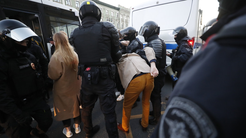 Protest w Rosji przeciwko mobilizacji