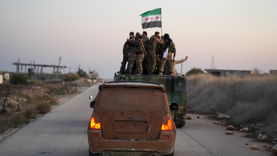Bojownicy w Aleppo, 1 grudnia 2024 r.