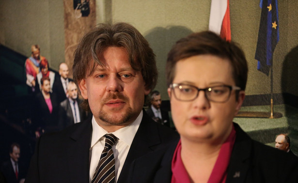 Katarzyna Lubnauer i Piotr Misiło