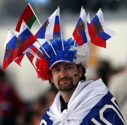 Putin i rosyjscy kibice mają powody do dumy. "Sborna" szaleje na Białorusi. ZDJĘCIA