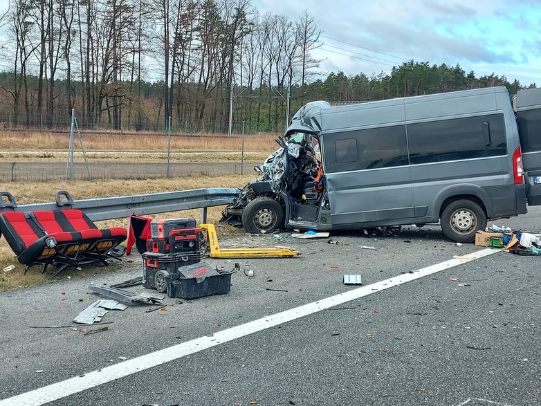 Wypadek na A4 pod Tarnowem