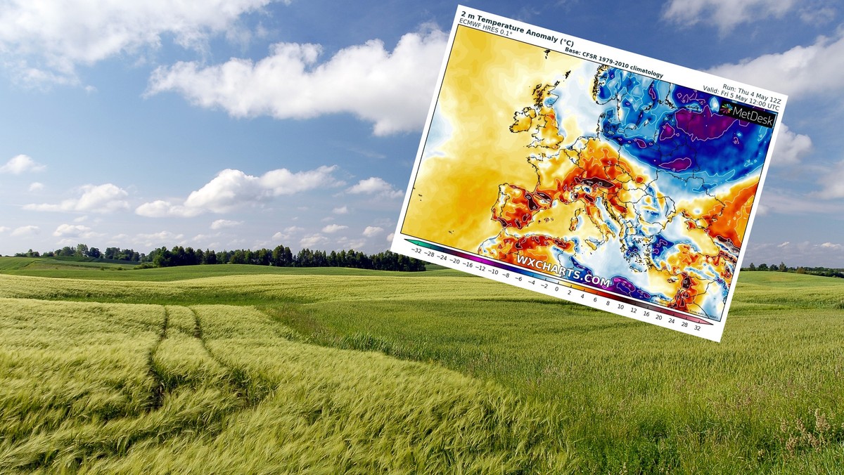 Pogoda na piątek. 5 maja. Tylko w jednej części kraju ponad 20 st. C