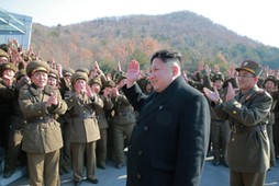 North Korean leader Kim Jong Un supervised a ballistic rocket launching drill of Hwasong artillery u