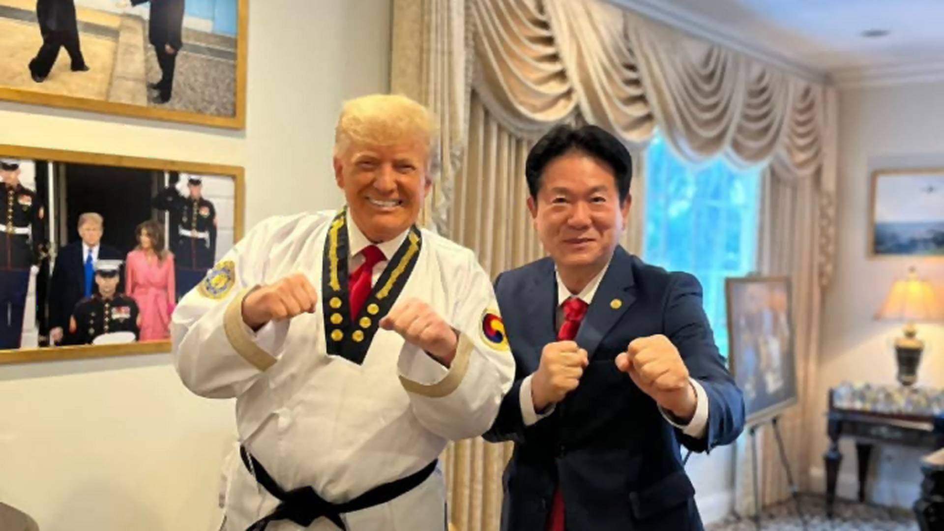 Fekete öves taekwondo mester lett Donald Trump