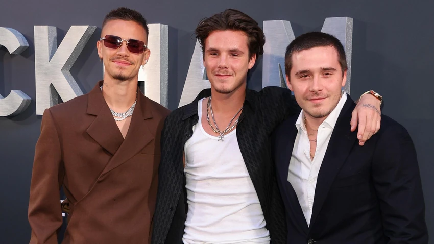 Bruklin Pelc Bekam, Romeo Bekam i Kruz Bekam | Foto: Getty Images