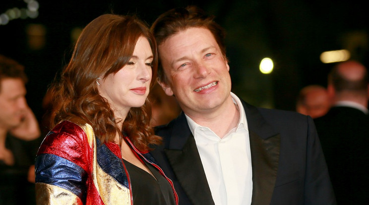 Jamie Oliver és felesége /Fotó:Profimedia