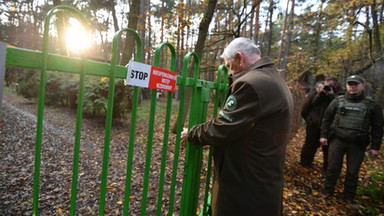 Straż leśna weszła do rosyjskiego ośrodka pod Warszawą. Został odebrany