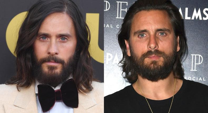 These are different people: Jared Leto on the left, and Scott Disick on the right.Steve Granitz/Getty Images; Mindy Small/FilmMagic