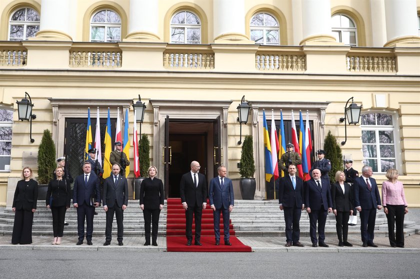 Prezes rady ministrów Donald Tusk z premierem Ukrainy